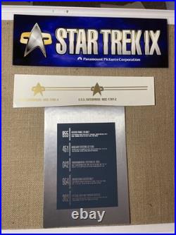 STAR TREK INSURRECTION Movie Prop Lot Production Decals ORIGINAL Sci-fi X1