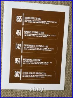 STAR TREK INSURRECTION Movie Prop Lot Production Decals ORIGINAL Sci-fi X1