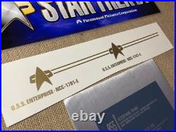 STAR TREK INSURRECTION Movie Prop Lot Production Decals ORIGINAL Sci-fi X1