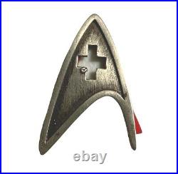 STAR TREK INTO DARKNESS (2013) Medical Division Insignia Pin prop screen used