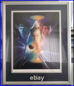 STAR TREK Ltd Edition Franklin Mint Framed Artwork & Silver Emblem Very rare STAR TREK Ltd Edition Franklin Mint Framed Artwork & Silver Emblem Very rare