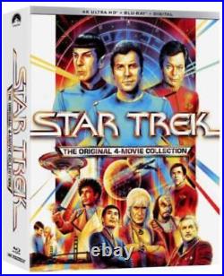 STAR TREK ORIGINAL 4-MOVIE COLLECTION 4K ULTRA HD (Blu Ray) Region free