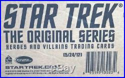 STAR TREK ORIGINAL SERIES TOS HEROES & VILLAINS Factory Sealed Case 12 Boxes