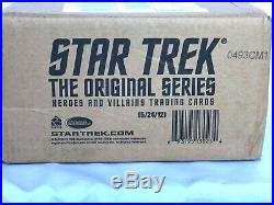 STAR TREK ORIGINAL SERIES TOS HEROES & VILLAINS Factory Sealed Case 12 Boxes