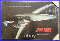STAR TREK Original 1991 Next Generation Light Up 36 x 24 Framed Poster Picture