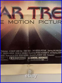 STAR TREK Original One Sheet Movie Poster 1979