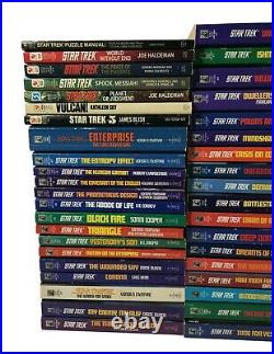 STAR TREK Original Series Pocket PAPERBACK Book Lot of 55 Sci-Fi Movie SPOCK