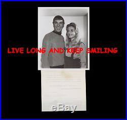 STAR TREK SMILING SPOCK NBC TV 8x10 WITH RARE ORIGINAL 1967 PRESS RELEASE