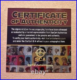 STAR TREK Signed 8x10 Zachary Quinto, Chris Pine Original Autographs withCOA