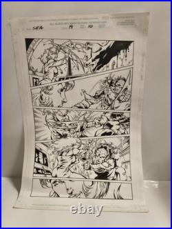 STAR TREK Starfleet Academy #19 Original Art Page 10 Marvel Comics 1998