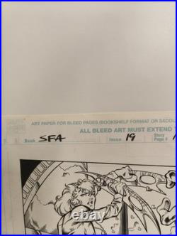 STAR TREK Starfleet Academy #19 Original Art Page 10 Marvel Comics 1998