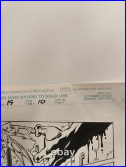 STAR TREK Starfleet Academy #19 Original Art Page 10 Marvel Comics 1998