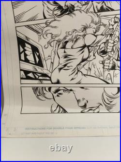 STAR TREK Starfleet Academy #19 Original Art Page 10 Marvel Comics 1998