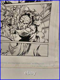 STAR TREK Starfleet Academy #19 Original Art Page 10 Marvel Comics 1998