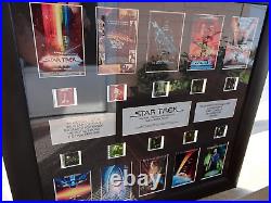 STAR TREK/THE CINEMATIC COLLECTION/SPECIAL EDITION FILM CELL PRESENTATION WithCOA