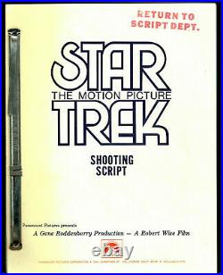 STAR TREK THE MOTION PICTURE 1978 SHOOTING SCRIPT Roddenberry, Shatner, Nimoy