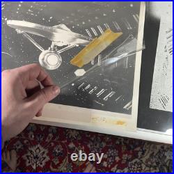 STAR TREK THE MOTION PICTURE 1979 production Art USS ENTERPRISE movie Props X1