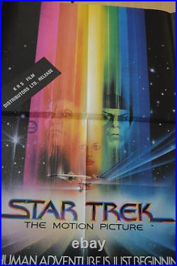 STAR TREK THE MOTION PICTURE Cinema Quad Poster 1979, LEONARD NIMOY