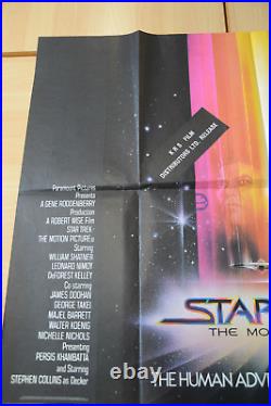 STAR TREK THE MOTION PICTURE Cinema Quad Poster 1979, LEONARD NIMOY