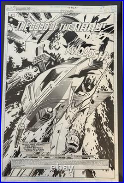 STAR TREK THE NEXT GEN ORIGINAL ART Iss 55 Page 1 FRAMED by Skelton & Carr