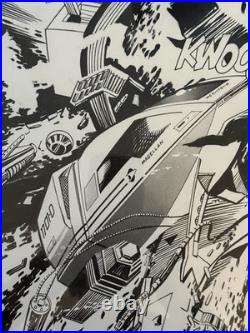 STAR TREK THE NEXT GEN ORIGINAL ART Iss 55 Page 1 FRAMED by Skelton & Carr