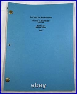 STAR TREK THE NEXT GENERATION Original FINAL DRAFT Script 1990 Best Both Worlds