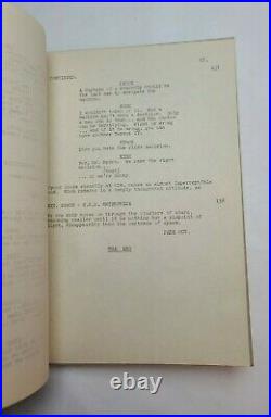 STAR TREK THE ORIGINAL SERIES / 1966 TV Script The Conscience of the King