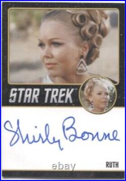 STAR TREK TOS 50th ANNIVERSARY SILVER & BLACK AUTOGRAPH CARDS Multi Listing