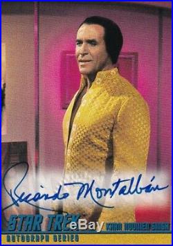 STAR TREK (TOS) The Original Series Autograph Card A17 Ricardo Montalban KHAN