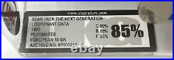 STAR TREK The Next Generation Vintage L. T Data Euro 10 Bk Playmates 1993 UKG 85%