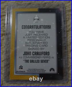 STAR TREK The Original Series (TOS) Autograph A116 John Crawford as COM Ferris