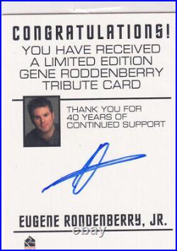 STAR TREK The Original Series (TOS) Autograph Card Gene Roddenberry