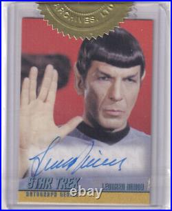 STAR TREK The Original Series (TOS) Autograph Card Leonard Nimoy as Spock