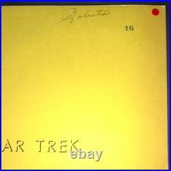 STAR TREK The Way to Eden 1968 First Draft Script Paramount Greg Jein Collection