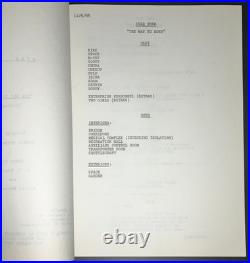 STAR TREK The Way to Eden 1968 First Draft Script Paramount Greg Jein Collection