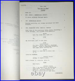 STAR TREK The Way to Eden 1968 First Draft Script Paramount Greg Jein Collection
