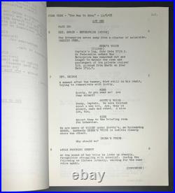 STAR TREK The Way to Eden 1968 First Draft Script Paramount Greg Jein Collection