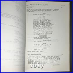 STAR TREK The Way to Eden 1968 First Draft Script Paramount Greg Jein Collection
