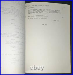 STAR TREK The Way to Eden 1968 First Draft Script Paramount Greg Jein Collection