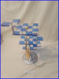 STAR TREK Tri-dimensional 3D Chess Set 1994 Franklin Mint Official FREE Ship