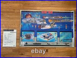 STAR TREK USS ENTERPRISE Cutaway Poster TOS SIGNED Limited Edition 24 x 36 w COA