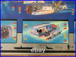 STAR TREK USS ENTERPRISE Cutaway Poster TOS SIGNED Limited Edition 24 x 36 w COA