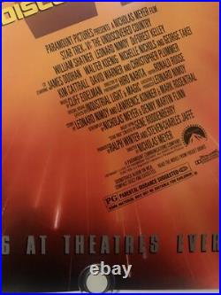 STAR TREK VI THE UNDISCOVERED COUNTRY Original One Sheet Movie Poster 1991