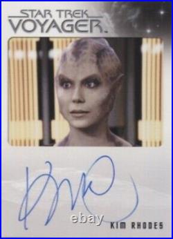 STAR TREK VOYAGER HEROES & VILLAINS AUTOGRAPH TRADING CARDS Multi Listing