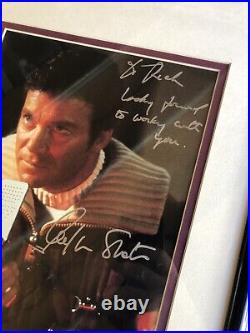 STAR TREK William Shatner Autographed and Inscribed Photo Captain Kirk