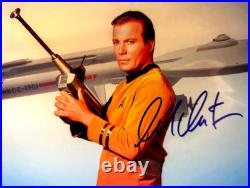 STAR TREK William Shatner (Capt. Kirk) Signed 8x10 Authentic Autograph withCOA