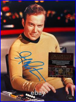 STAR TREK William Shatner Captain Kirk Signed 8x10 Original Autographs withCOA STAR TREK William Shatner Captain Kirk Signed 8x10 Original Autographs withCOA
