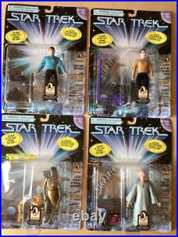 STAR TREK. X 4 EXCLUSIVE 30th ANNIVERSARY FIGURES. 1996. Pilot Episode THE CAGE STAR TREK. X 4 EXCLUSIVE 30th ANNIVERSARY FIGURES. 1996. Pilot Episode THE CAGE