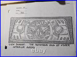 STAR TREK movie props 1979 Motion Picture STORYBOARDS production art! X1