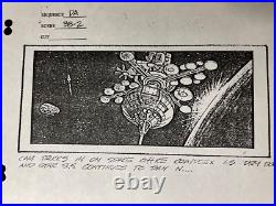 STAR TREK movie props 1979 Motion Picture STORYBOARDS production art! X1 STAR TREK movie props 1979 Motion Picture STORYBOARDS production art! X1